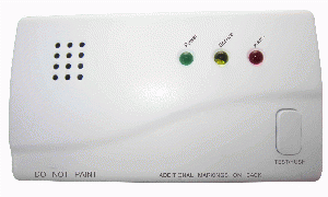 battery operated CO alarm with CE ROHS certificate